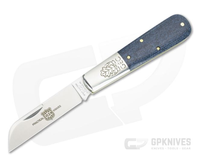 Great Eastern #86 Boomtown Barlow SS Denim Blue Micarta - GEC-863125SS-BDM