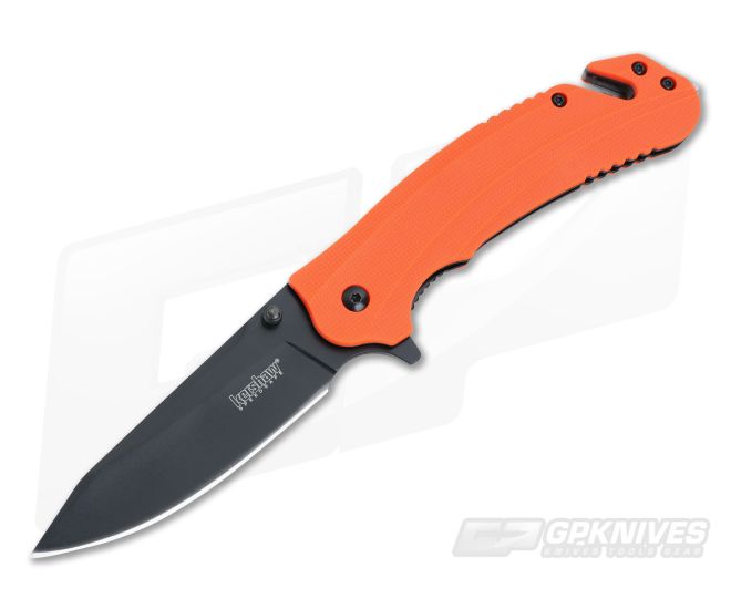 Kershaw Barricade SpeedSafe Orange Black Flipper 8650 - KS-8650