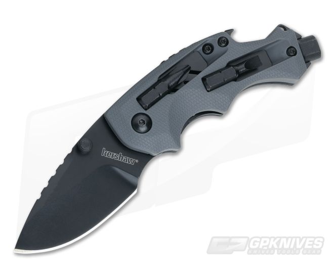 Kershaw Shuffle DIY Gray GFN Black Blade 8720 - KS-8720