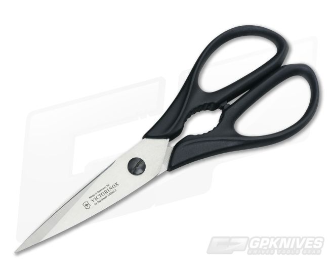 Victorinox 4" Kitchen Shears Black Handle 7.6363.3-X2 - VN-7.6363.3-X2