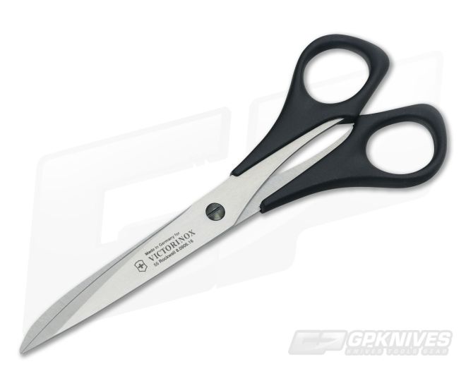 Victorinox 6" Clip Point Shears Black Handle 8.0906.16-X1 - VN-8.0906.16-X1