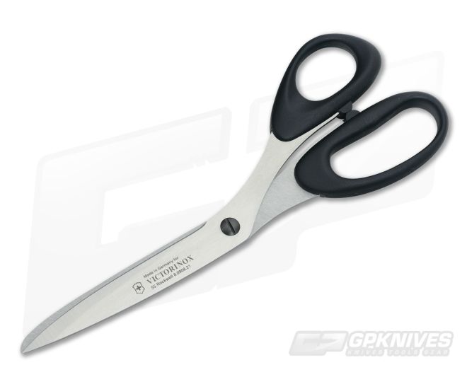 Victorinox 8" Bent Shears Black Handle 8.0908.21-X1 - VN-8.0908.21-X1