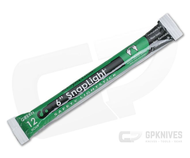 Cyalume SnapLight Glow Stick Green 12 Hour - CY-9-08011