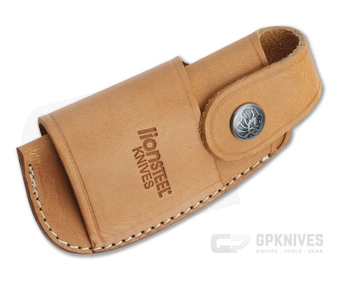 LionSteel Sand Leather Sheath - Vertical/Horizontal - LS-900FDV4-SN