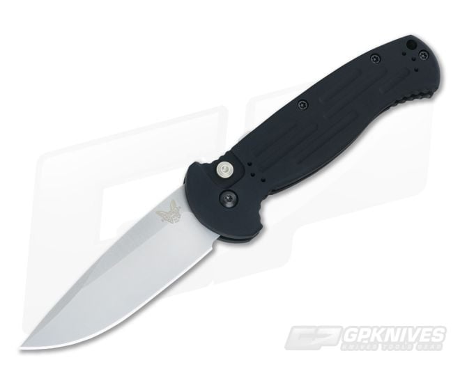Benchmade 9051 AFO II Automatic Knife Drop Point Matte Satin - BM-9051