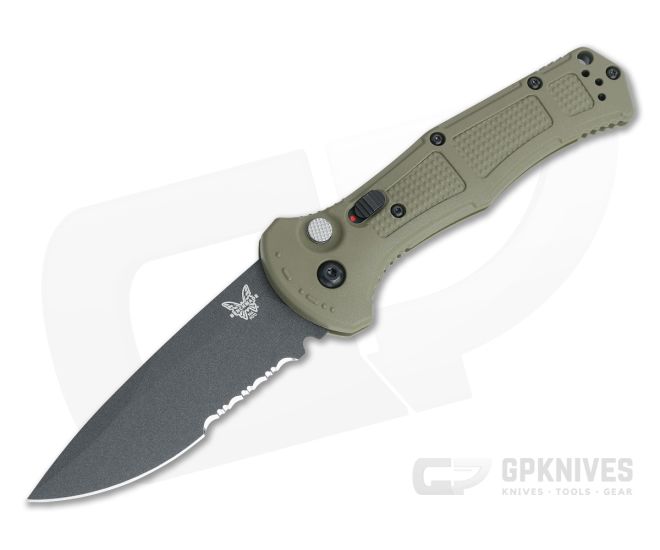 Benchmade Claymore Green Serrated - BM-9070SBK-1