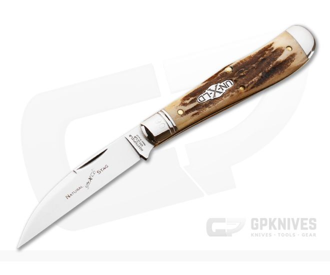 Northfield #92 Wharncliffe Natural Stag Serialized - GEC-920114-NS-S