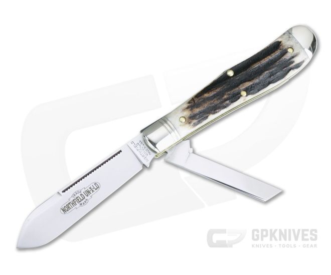Northfield UN-X-LD #92 Eureka Jack Two-Blade Sambar Stag 922219-SS-17 - GEC-922219-SS-17