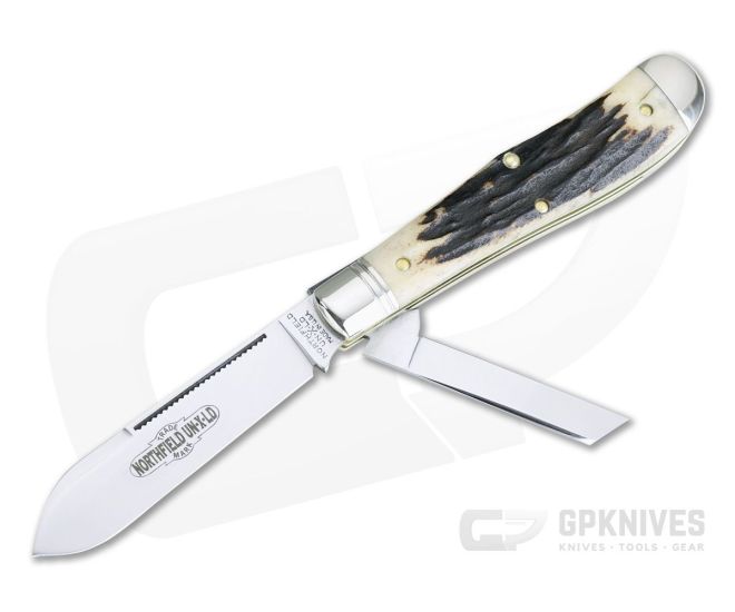 Northfield UN-X-LD #92 Eureka Jack Two-Blade Sambar Stag 922219-SS-19 - GEC-922219-SS-19