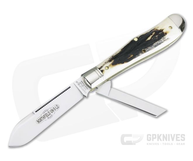 Northfield UN-X-LD #92 Eureka Jack Two-Blade Sambar Stag 922219-SS-22 - GEC-922219-SS-22