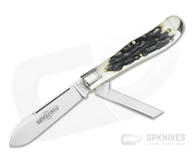 Northfield UN-X-LD #92 Eureka Jack Two-Blade Sambar Stag 922219-SS-24 - GEC-922219-SS-24