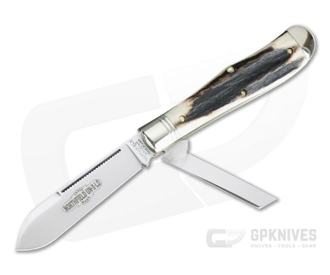 Northfield UN-X-LD #92 Eureka Jack Two-Blade Sambar Stag 922219-SS-26 - GEC-922219-SS-26