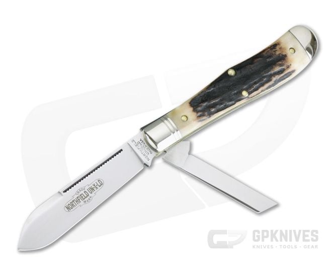 Northfield UN-X-LD #92 Eureka Jack Two-Blade Sambar Stag 922219-SS-27 - GEC-922219-SS-27