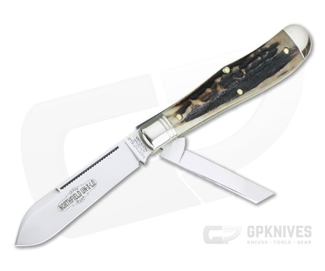 Northfield UN-X-LD #92 Eureka Jack Two-Blade Sambar Stag 922219-SS-3 - GEC-922219-SS-3