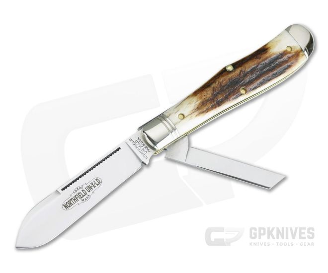 Northfield UN-X-LD #92 Eureka Jack Two-Blade Sambar Stag 922219-SS-33 - GEC-922219-SS-33