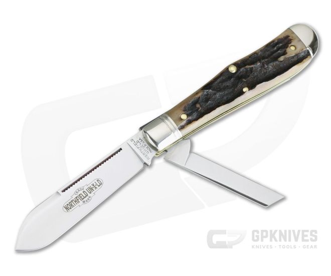 Northfield UN-X-LD #92 Eureka Jack Two-Blade Sambar Stag 922219-SS-34 - GEC-922219-SS-34
