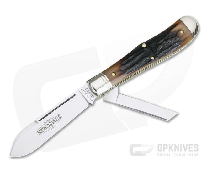 Northfield UN-X-LD #92 Eureka Jack Two-Blade Sambar Stag 922219-SS - GEC-922219-SS