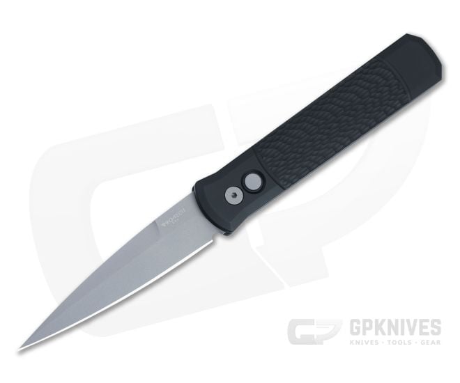 Protech Godfather Black Jigged Handle - PT-924