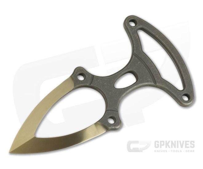 WE Knives 924A B.U.D. Back Up Dagger Bronze Titanium Fixed Blade - WE-924A
