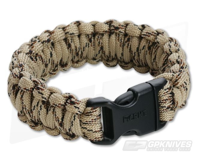 CRKT Survival Para-Saw Paracord Bracelet Tan Large - CRKT-9300TL
