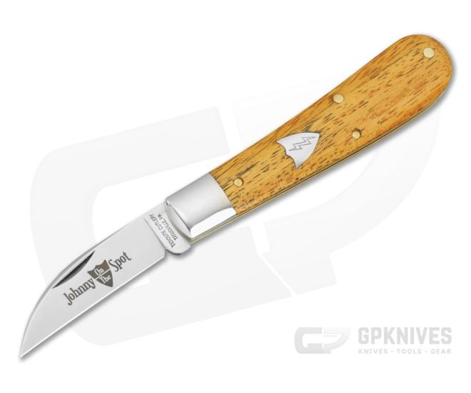 Great Eastern Cutlery Tidioute #93 Johnny On The Spot Large Blade Osage Orange Wood 1095 Carbon Steel Folding Pocket Carving Knife (3.87" Closed) 930126L - GEC-930126L-OOW