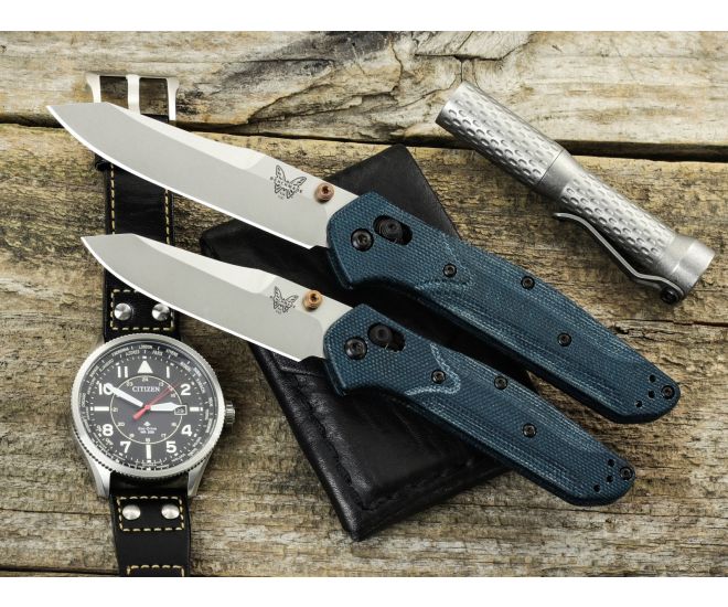 Benchmade 940-04 Osborne - Blue Denim Micarta - M390