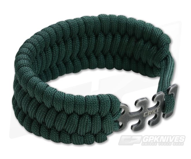 CRKT Adjustable Paracord Bracelet Green 9400G - CRKT-9400G
