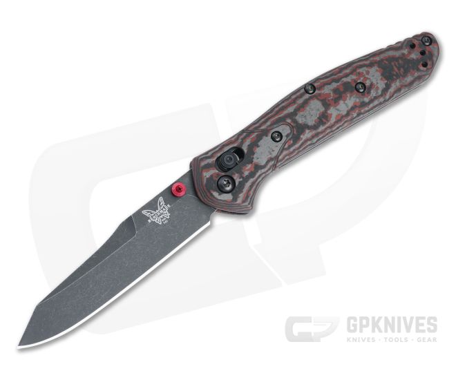 Benchmade 940BK-2502 Limited Osborne Lava Flow FatCarbon - BM-940BK-2502