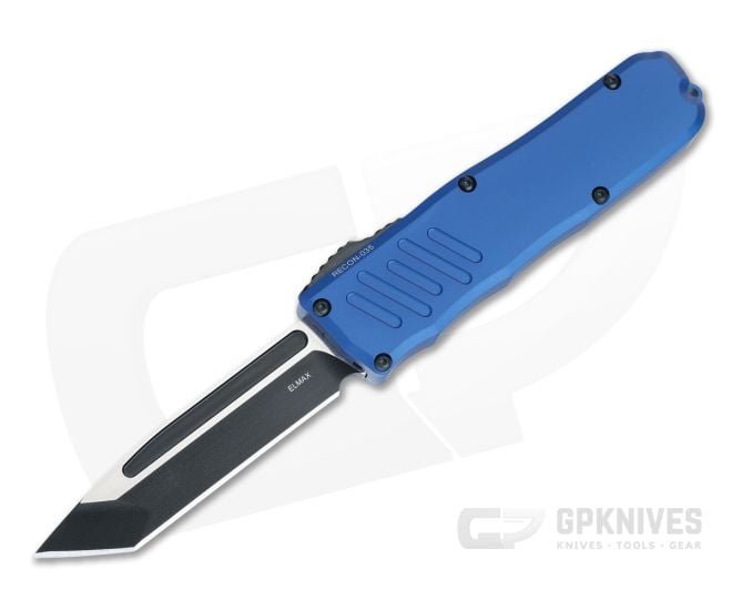 Guardian Tactical Recon-035 OTF Blue Handle Two-Tone T/E Elmax Blade 94221 - GT-94221-BLUE