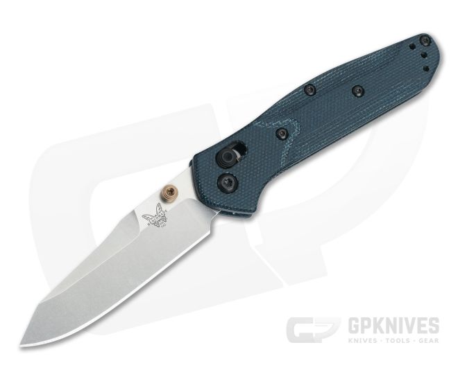 Benchmade 945-04 Mini Osborne Blue Denim Micarta M390 - BM-945-04