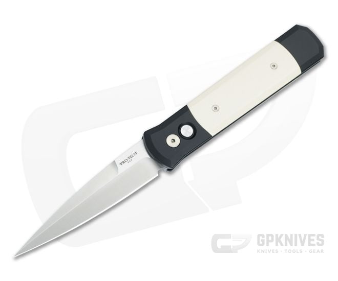 Protech Godfather Tuxedo Ivory Micarta - PT-951