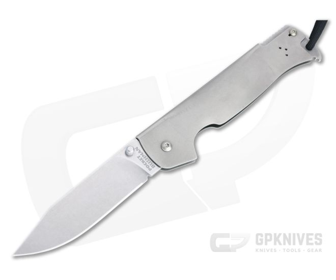 Cold Steel Pocket Bushman Stonewashed 4116 Ram Safe Lock Folder 95FB - CS-95FB