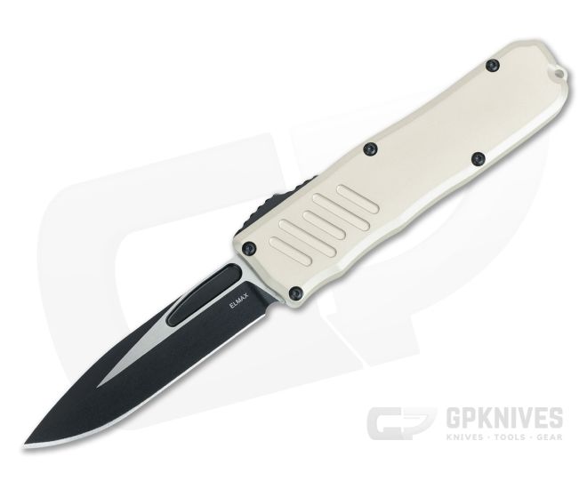 Guardian Tactical Recon-035 OTF Desert Tan Handle Black Two-Tone S/E Elmax Blade 97211 - GT-97211