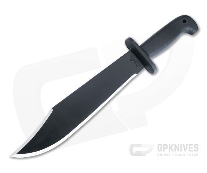 Cold Steel Black Bear Bowie Machete Black Poly Handle Black 1055 Steel 97SMBWZ - CS-97SMBWZ
