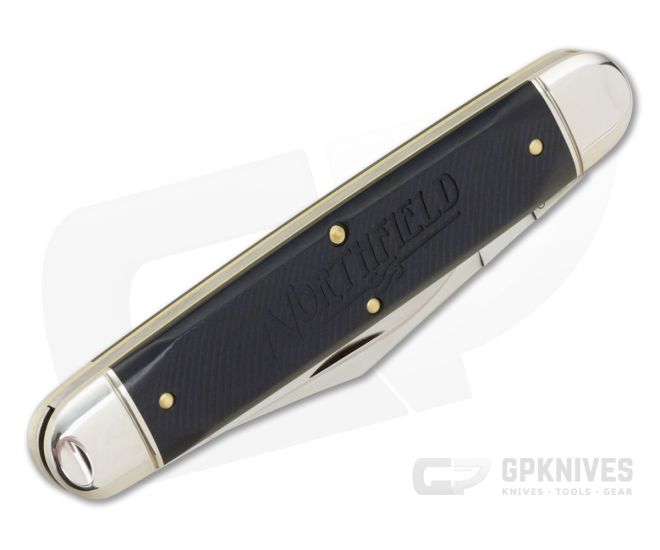 Northfield #98 Texas Stogie - Blue Sawcut Richlite Satin Blades