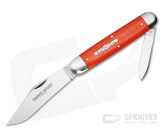 Tidioute #98 Texas Stogie Ember Orange Micarta - GEC-981226-EOM