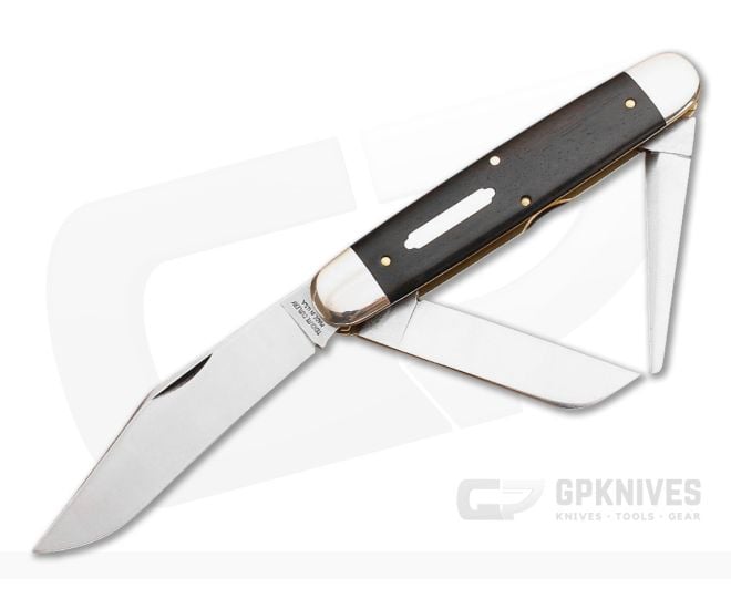 Tidioute #98 Texas Cattle Knife Gabon Ebony Wood - GEC-981316-GE