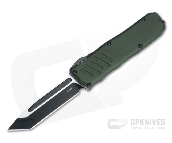 Guardian Tactical Recon-035 OTF OD Green Handle Two-Tone T/E Elmax Blade 98221 - GT-98221