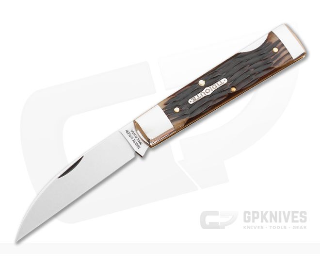 Tidioute #99 Wall Street Antique Green Jig Bone Wharncliffe - GEC-990114LB-AGJB
