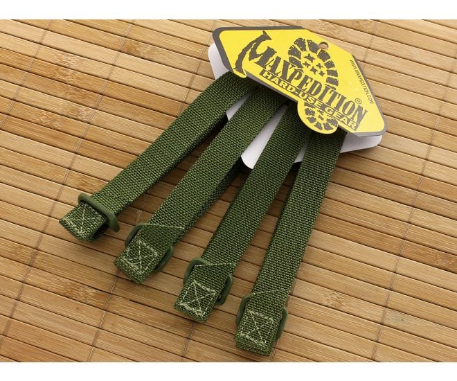 Maxpedition 5" TacTie OD Green (Pack of 4) - MX-9905G