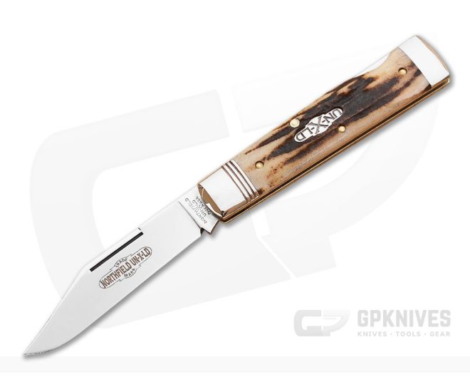 Northfield #99 Wall Street Burnt Stag Clip Point - GEC-991114LB-BS