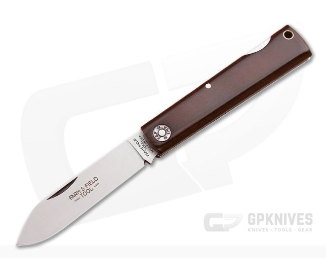 Farm & Field #99 Farmer Lock Maroon Linen Micarta - GEC-992114LB-MLM