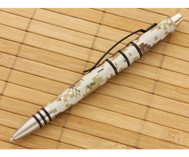 Tuff-Writer Precision Press Series Desert Digicam Pen - TW-PPP-AL-DIG-TAN