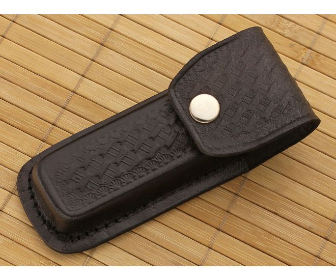 Leather Belt Pouch 5" Black - AC-SH202