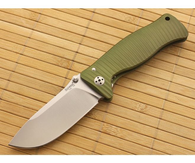 LionSteel SR-1 Integral Folder Green Aluminum - LS-SR1A-GS