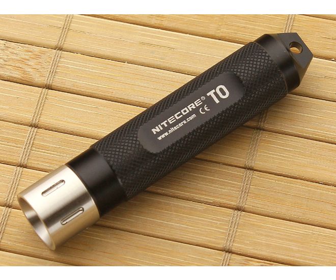 NiteCore T0 12 Lumen LED Flashlight Black - NC-T0-BLACK