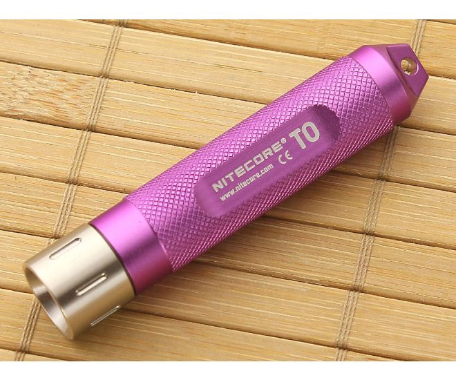 NiteCore T0 12 Lumen LED Flashlight Purple - NC-T0-PURPLE