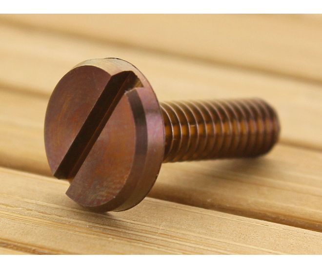 Hinderer Knives Titanium Pivot Screw Bronze Anodized for 3.5" XM-18 - HK-0254