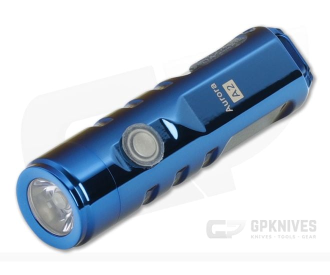 Rovyvon Aurora A2 Blue PVD Flashlight Neutral White (5000K) - RV-A2-G3-BLU-5000K