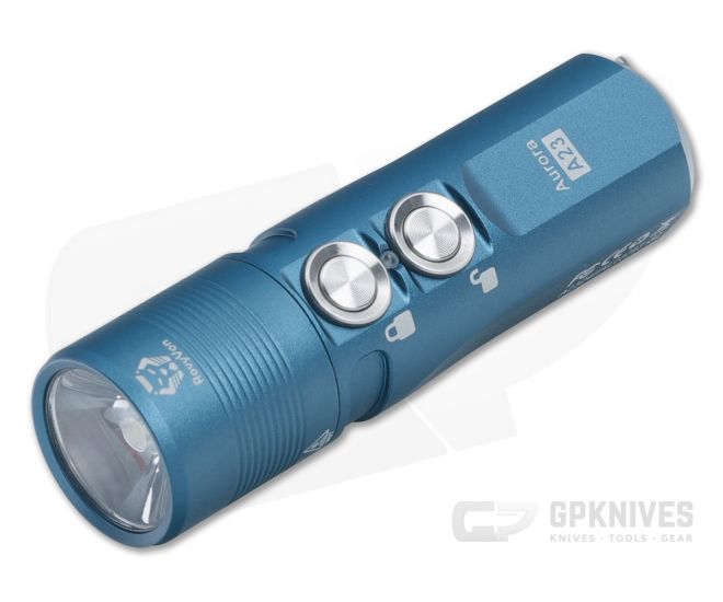 Rovyvon Aurora A23 Aqua Blue Flashlight Cool White (6500K) - RV-A23-G2-BLU-6500K